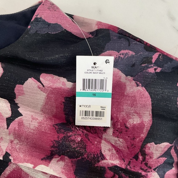 SLNY MAXI DRESS NWT SZ 16 FULLY LINED BEAUTIFUL - Picture 6 of 8